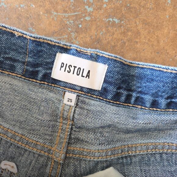 Pistola Kylee Jean Shorts in Playdate Wash Size 25 High Rise Cut Offs Distressed - Picture 7 of 9